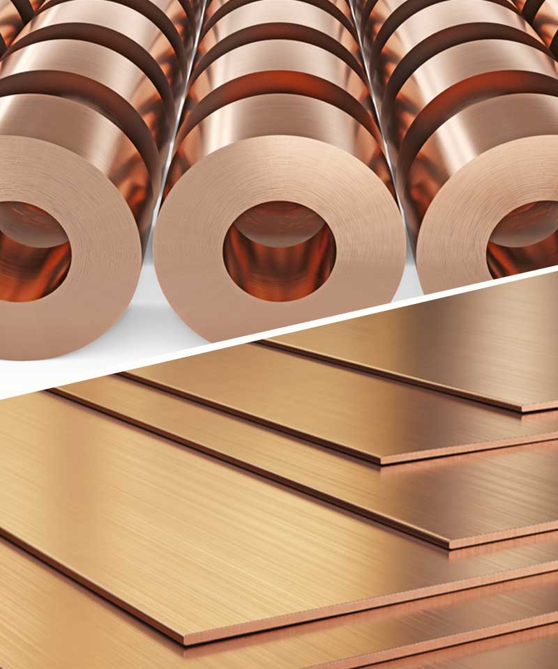 Copper Foils, Tape, Sheets